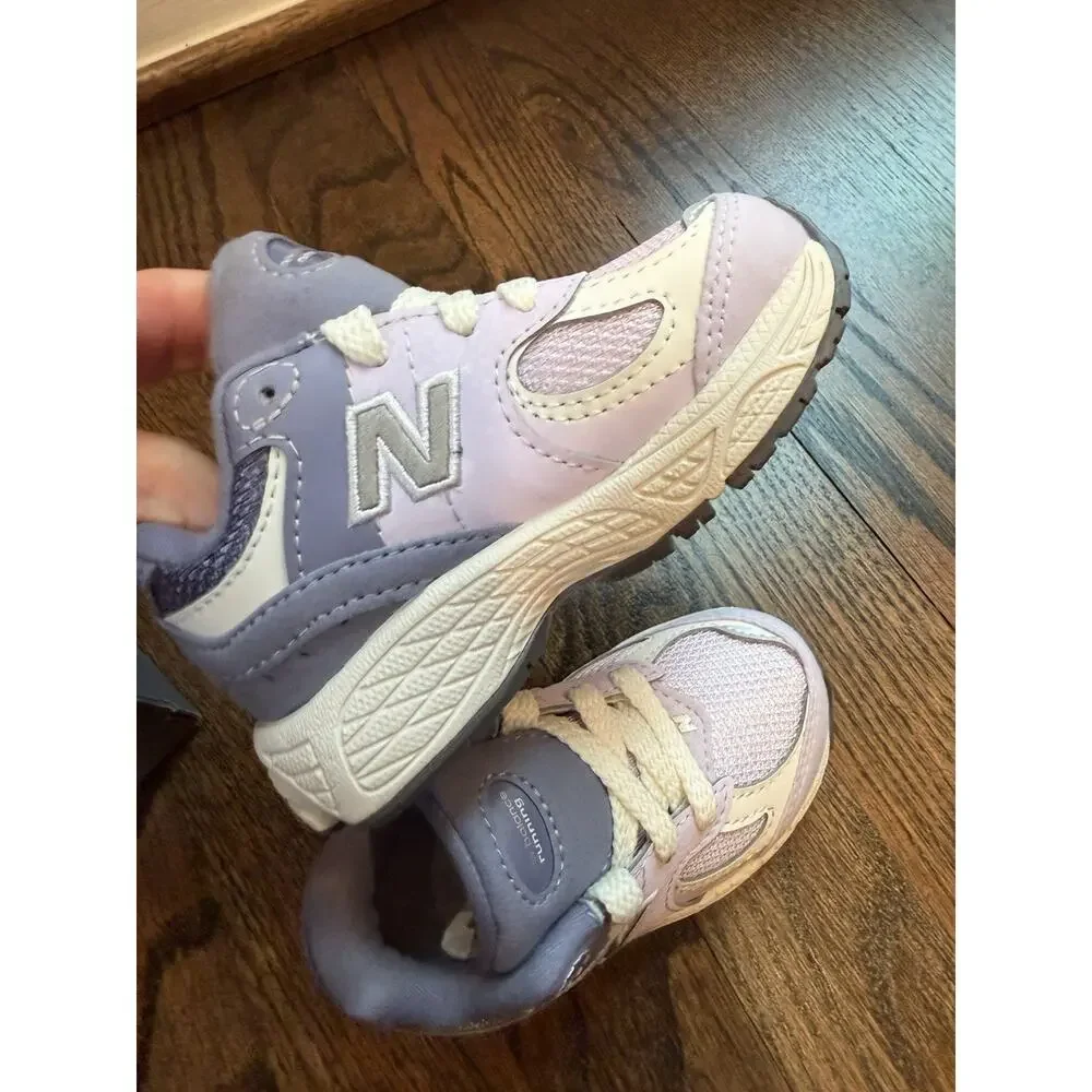 New Balance 2002R Sneakers Shoes Purple Little Girls Sz 5 NIB